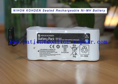 ชิ้นส่วนเครื่องจักร Defibrillator ของ NIHON KOHDEN TEC แบตเตอรี่แพ็คแบตเตอรี่ Ni - MH แบบชาร์จไฟได้ขนาด 12V 2800mAh