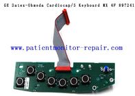 อุปกรณ์ทางการแพทย์ปุ่มกดแผงสำหรับ GE Datex-Ohmeda Cardiocap 5 จอภาพแป้นพิมพ์แผ่นปุ่มคณะกรรมการ MX 4F 897241