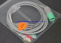 NIHON KOHDEN TEC-7621 3 Lead Wire 98ME01AA014 สำหรับเครื่องในโรงพยาบาล