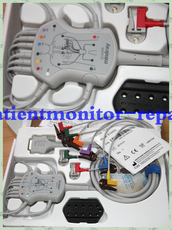 มิเตอร์เรด 12 สายเคเบิล ECG, AHA, คลิปรุ่น EC6409 PN 040-001643-00