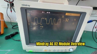 ภาพรวม Mindray AG และ O2 Module 115 023943 00