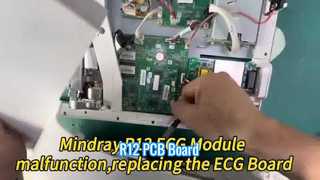 คู่มือการเปลี่ยนบอร์ด PCB Mindray R12