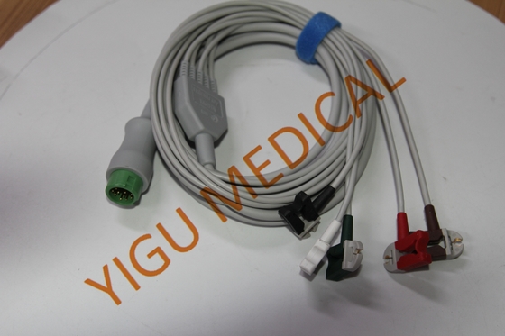 Mindray T6 ECG Cable และ Lead Assembly 5- Lead สําหรับเครื่องตรวจสอบผู้ป่วย